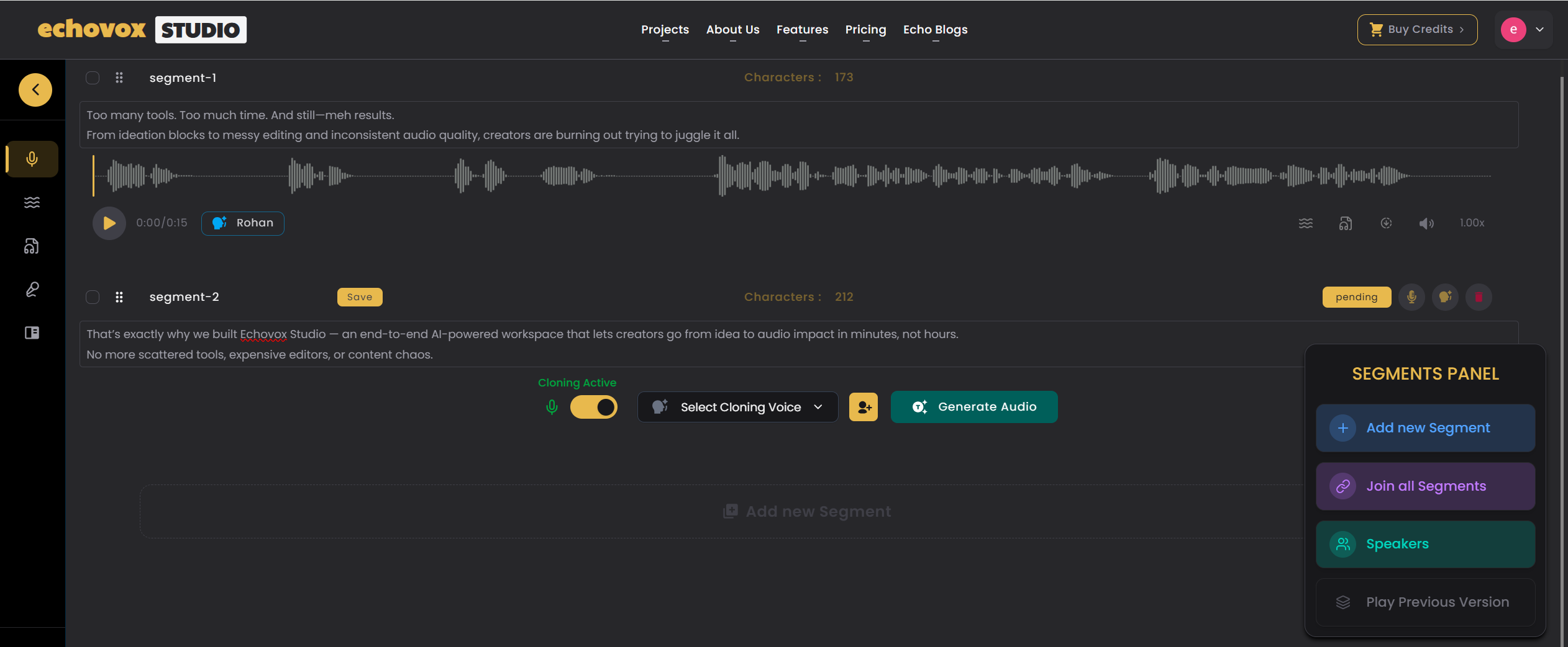 Echovox Studio media 2