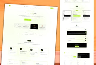 Banxware SaaS Landing Page Template gallery image