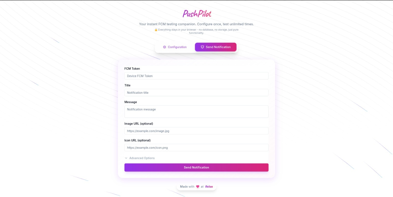 pushilot - เครื่องมือทดสอบ Firebase Cloud Messaging (FCM) media 2