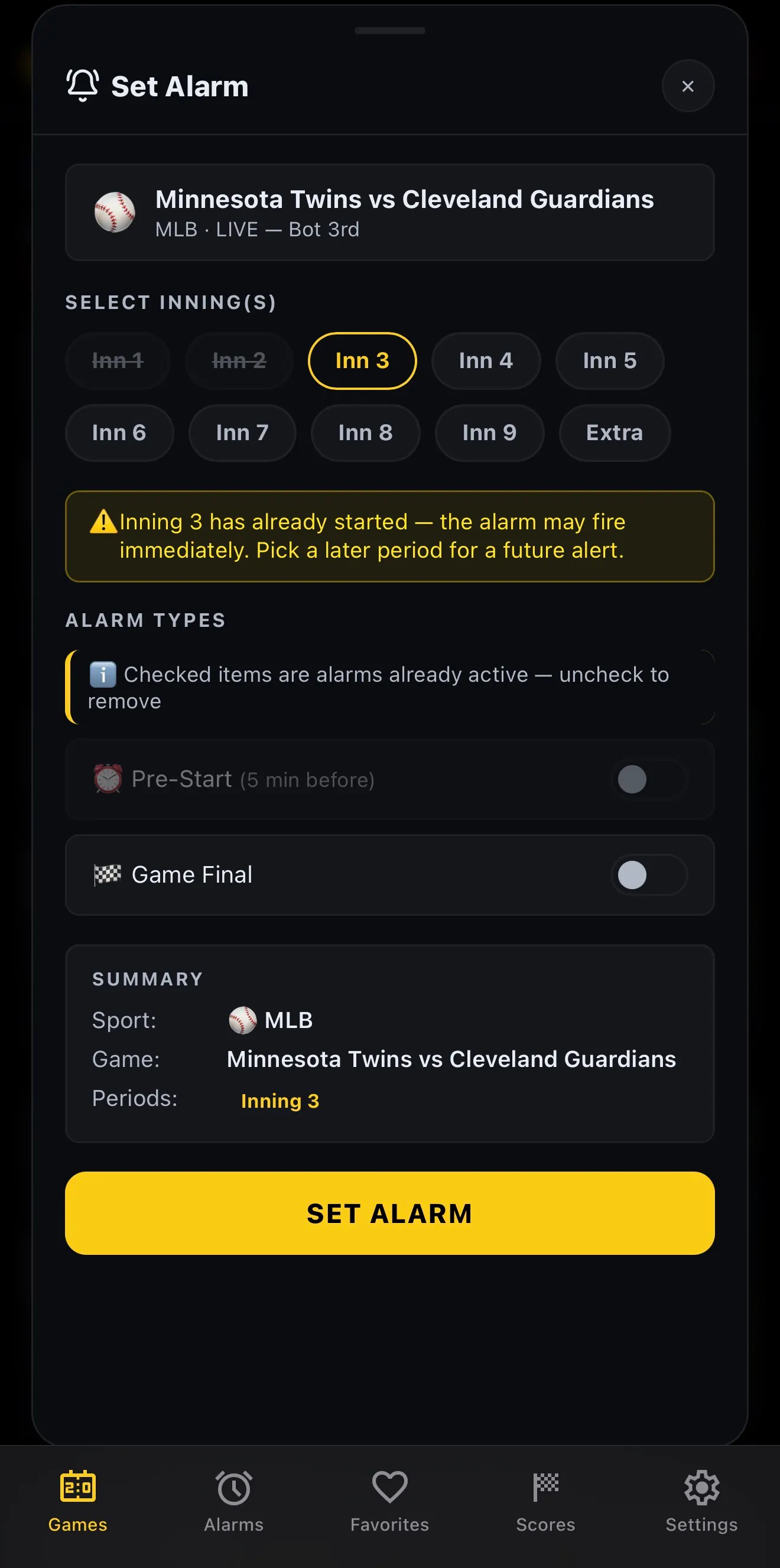 Sports Alarm gallery image
