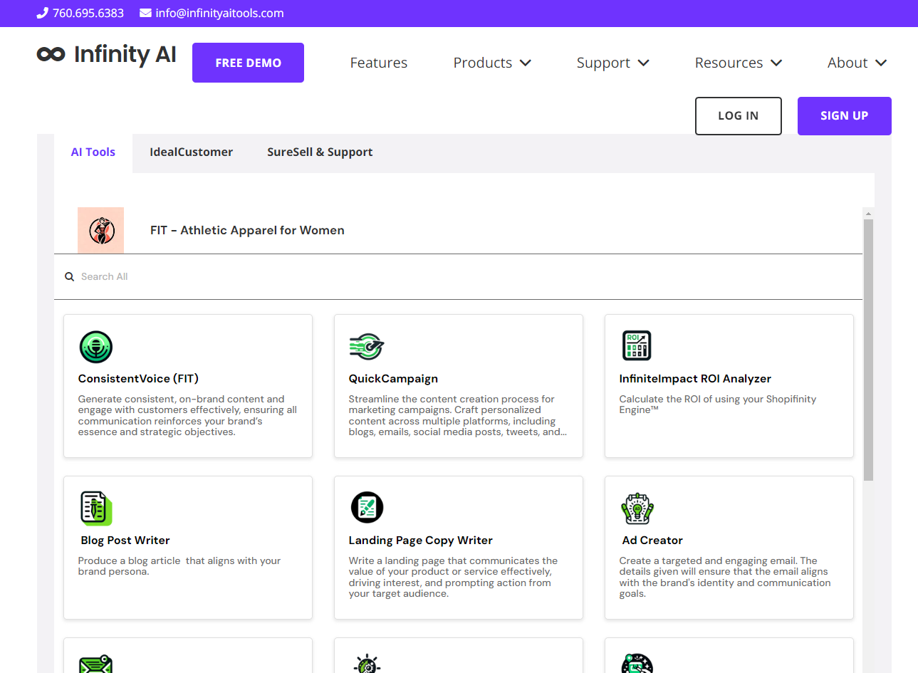 shopifinity-engine - Fully customized AI solutions designed for Shopify stores