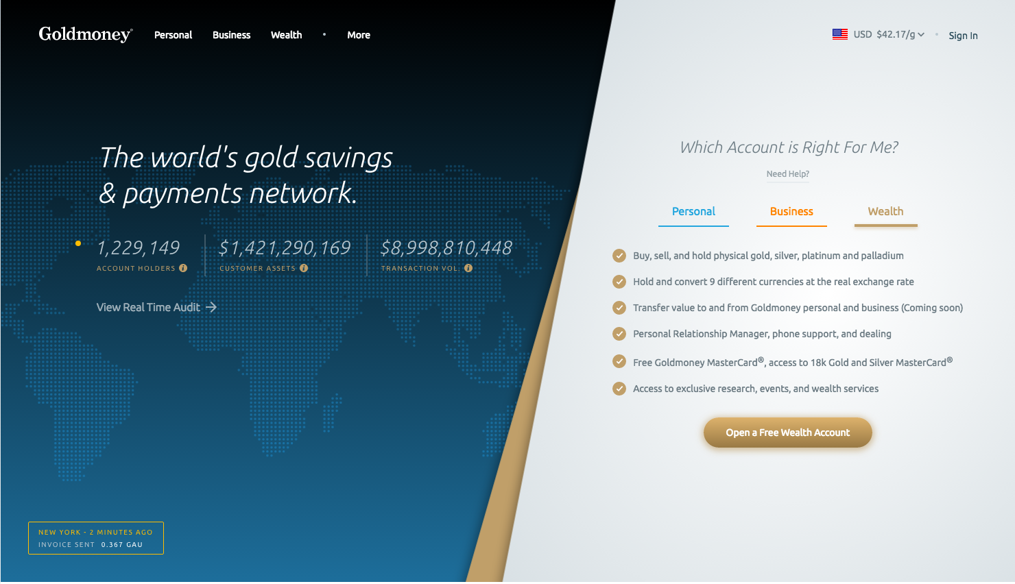 Goldmoney gallery image