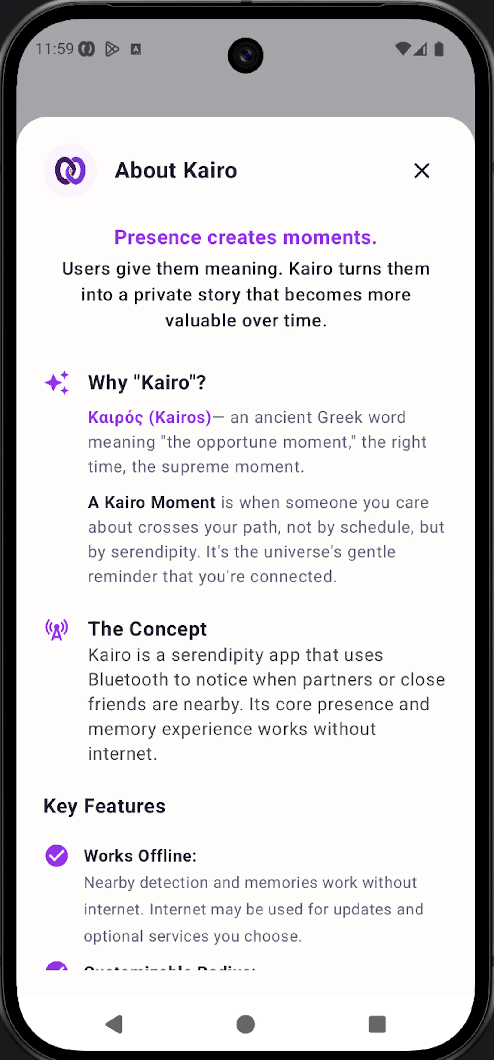 Kairo App screenshot 1
