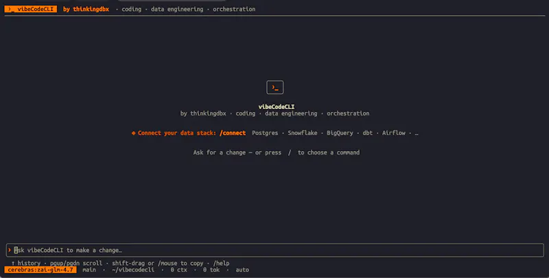vibeCodeCLI screenshot 2