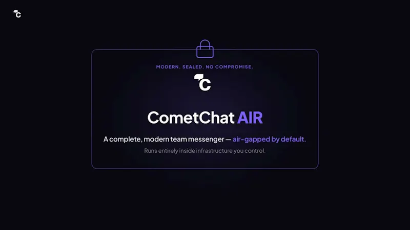 CometChat Air screenshot 1 (video preview)