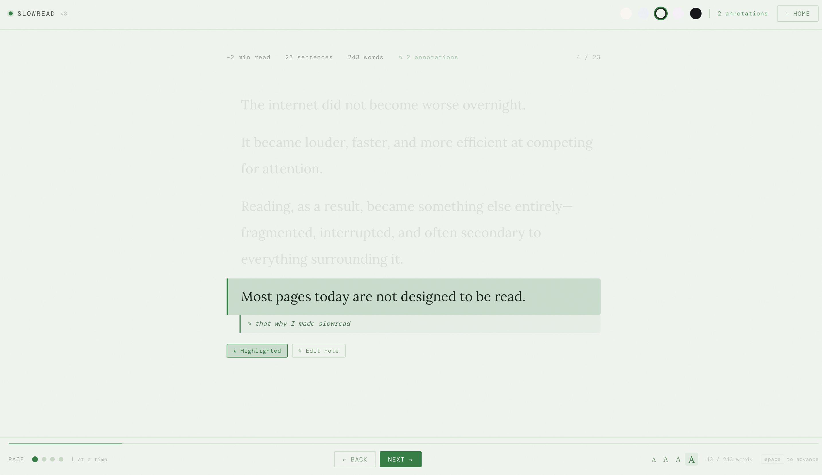SlowRead — Read without the rush gallery image