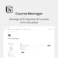 Notion Course Manager