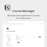 Notion Course Manager