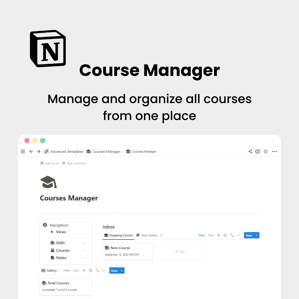 Notion Course Manage... logo