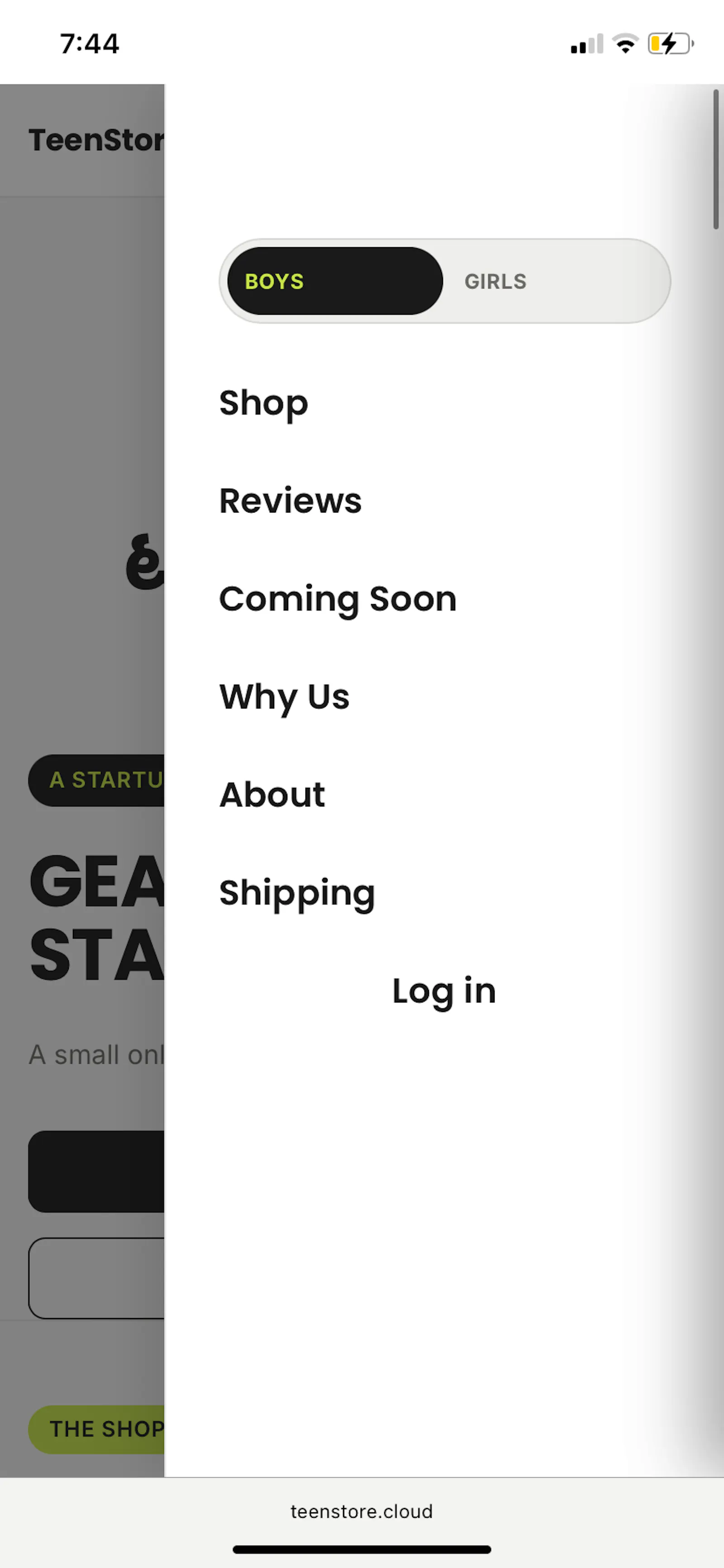 Teenstore screenshot 5