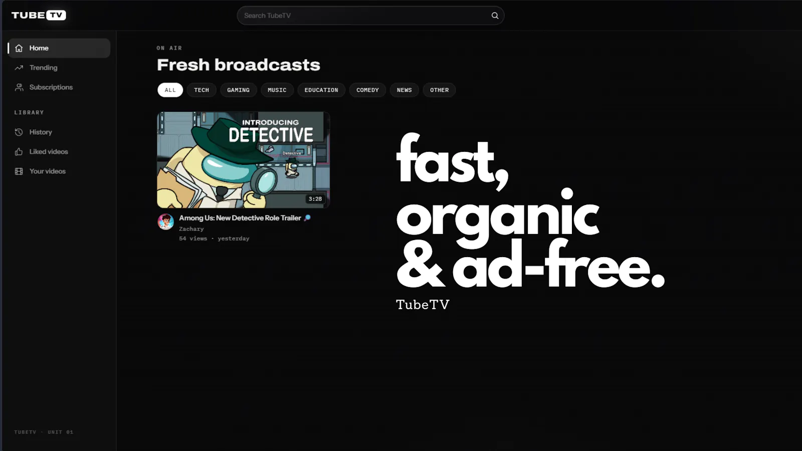 TubeTV screenshot 1