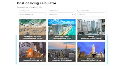 Cost of Living Calculator gallery image