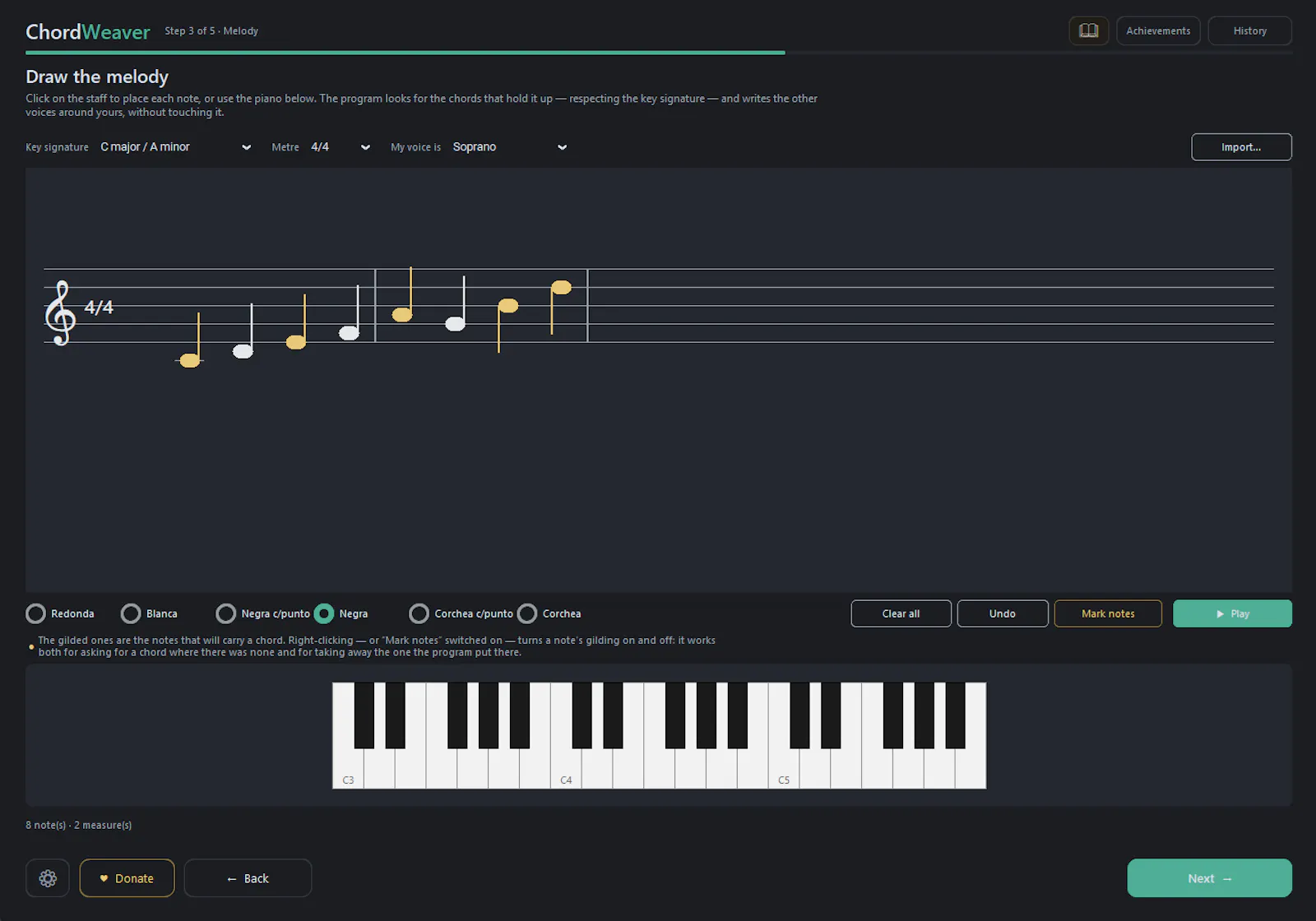 ChordWeaver screenshot 1