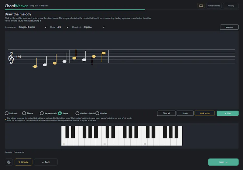 ChordWeaver screenshot 1