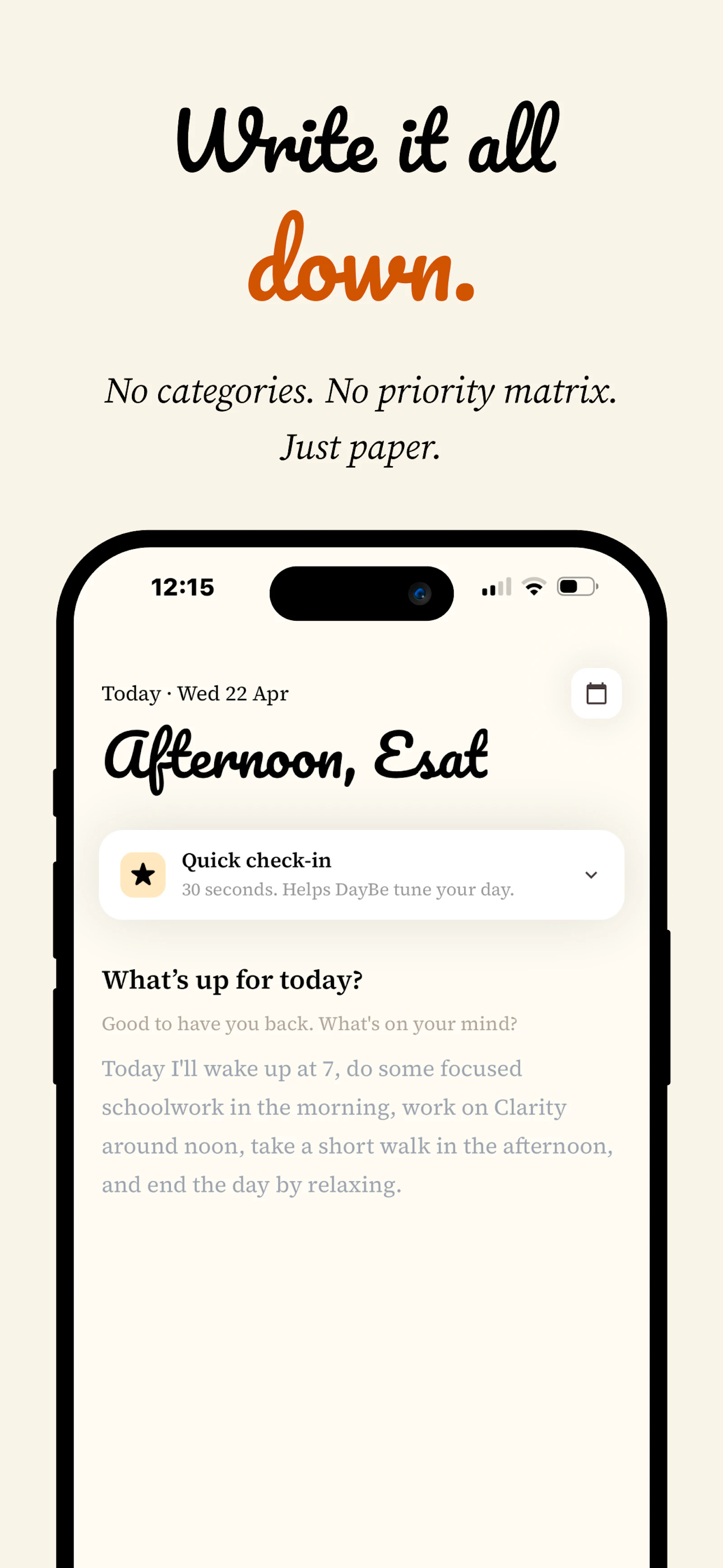 DayBe — AI Daily Planner screenshot 4