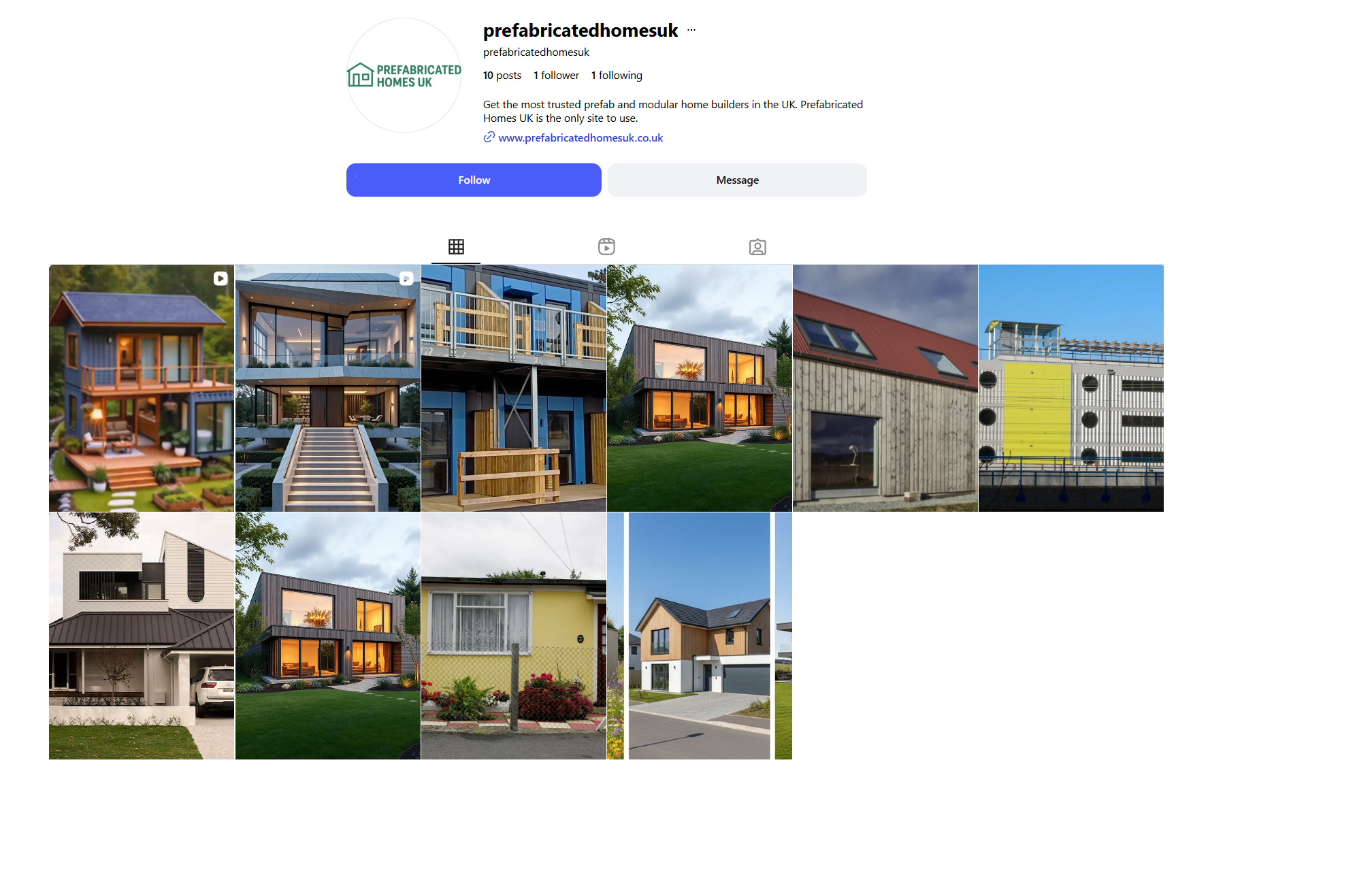 Prefabricated Homes UK - Screenshot 2 showing product features and functionality