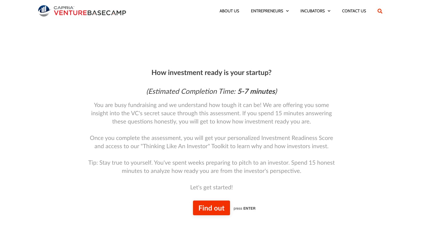 Investment Readiness by VentureBasecamp media 1
