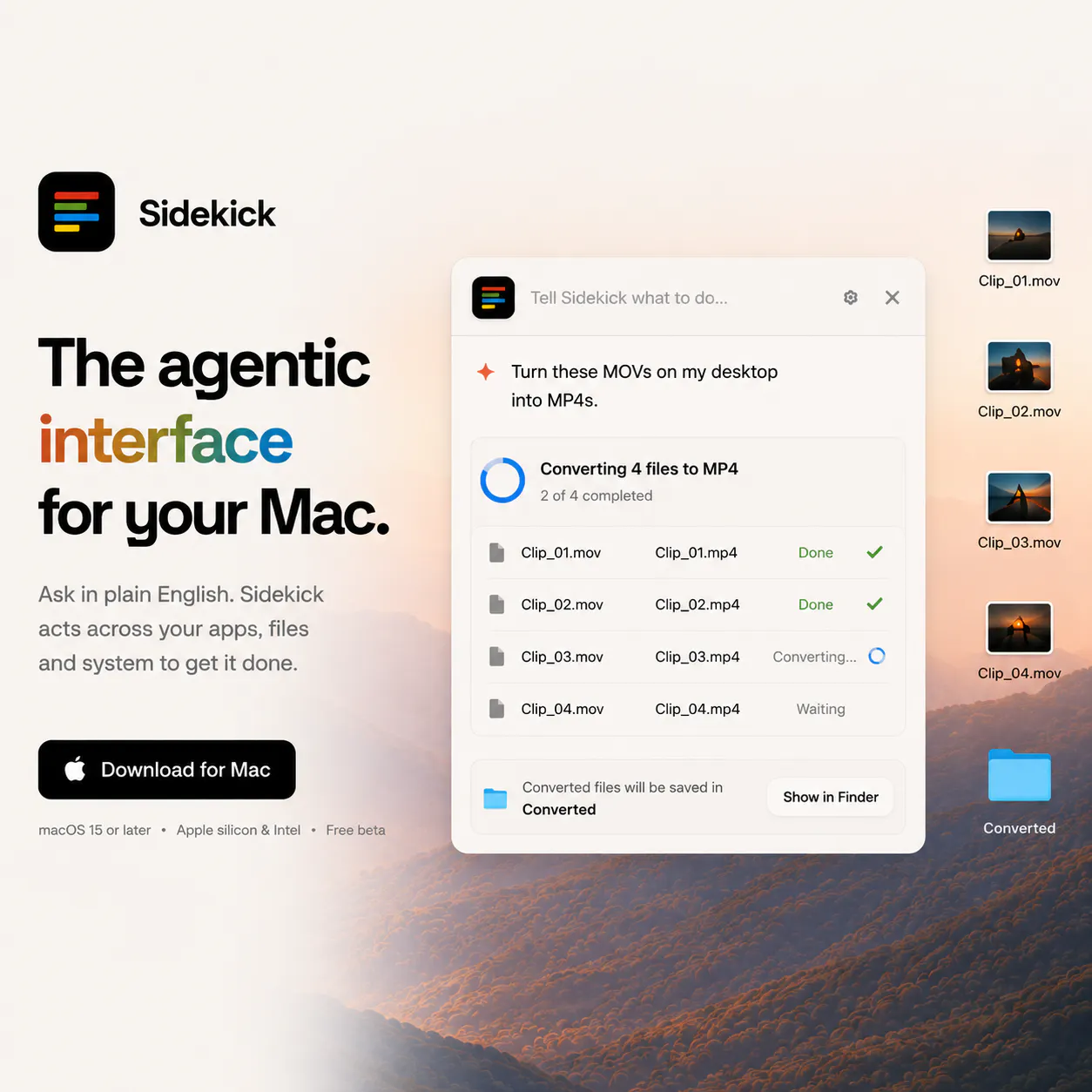 Sidekick™ screenshot 1