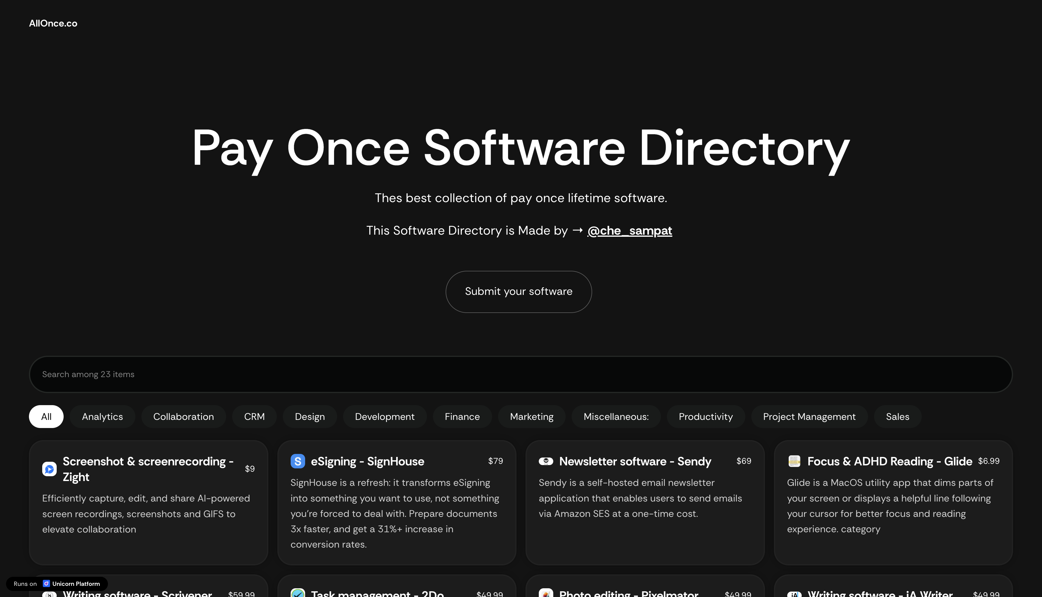 AllOnce.co media 1