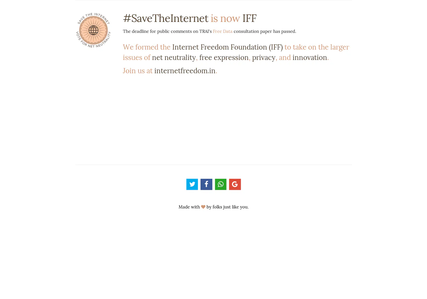 Save India's Internet