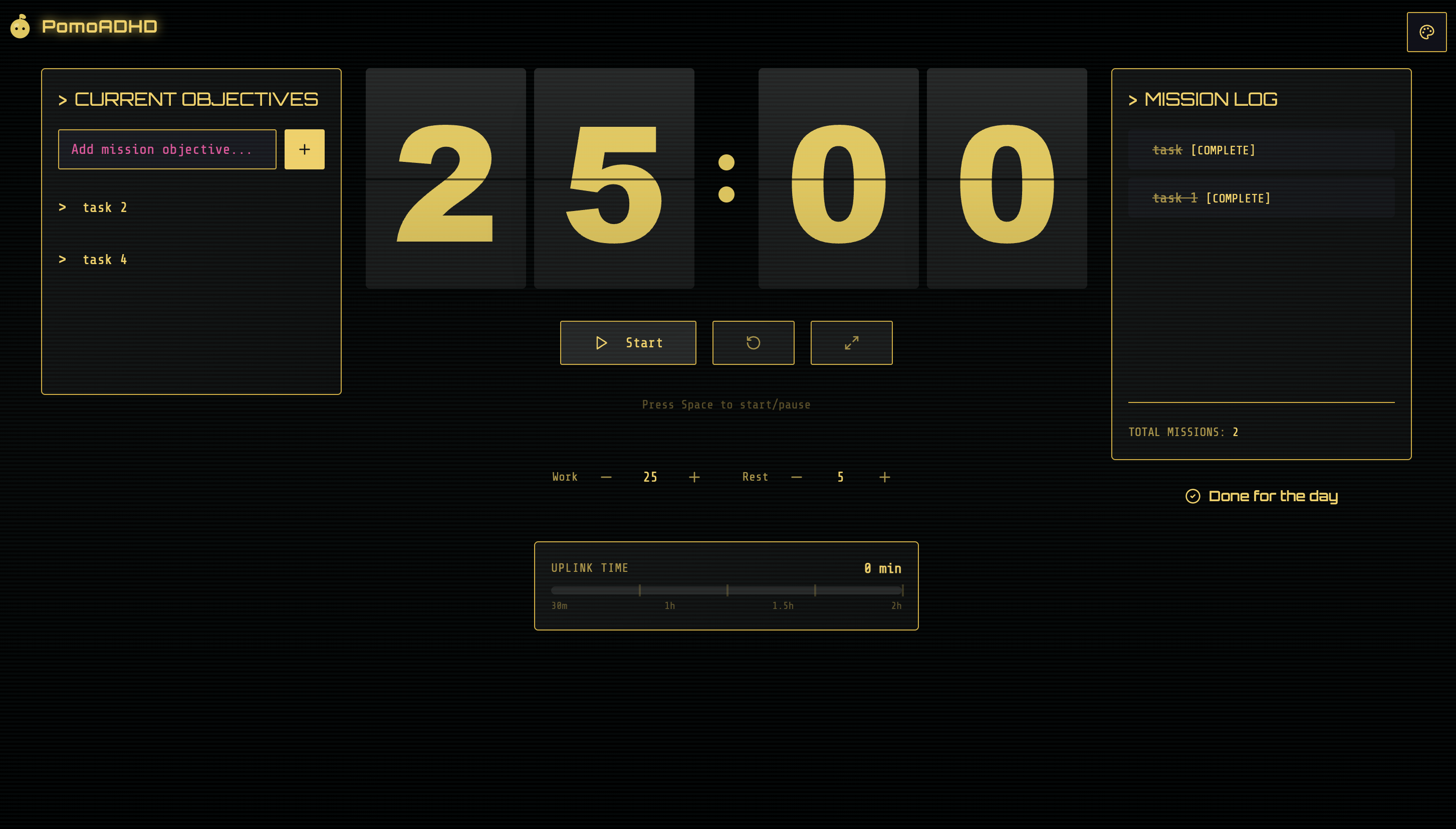 PomoADHD - Screenshot 3 showing product features and functionality