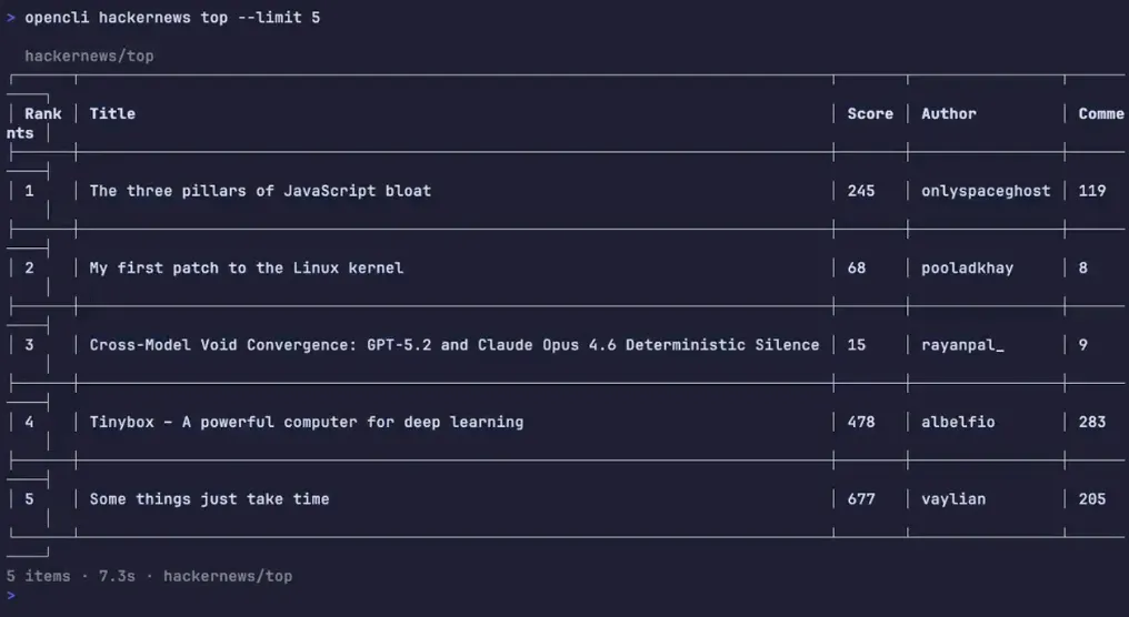 OpenCLI — Make Any Website Your CLI gallery image