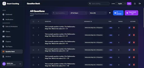 Smart Online Exam System gallery image