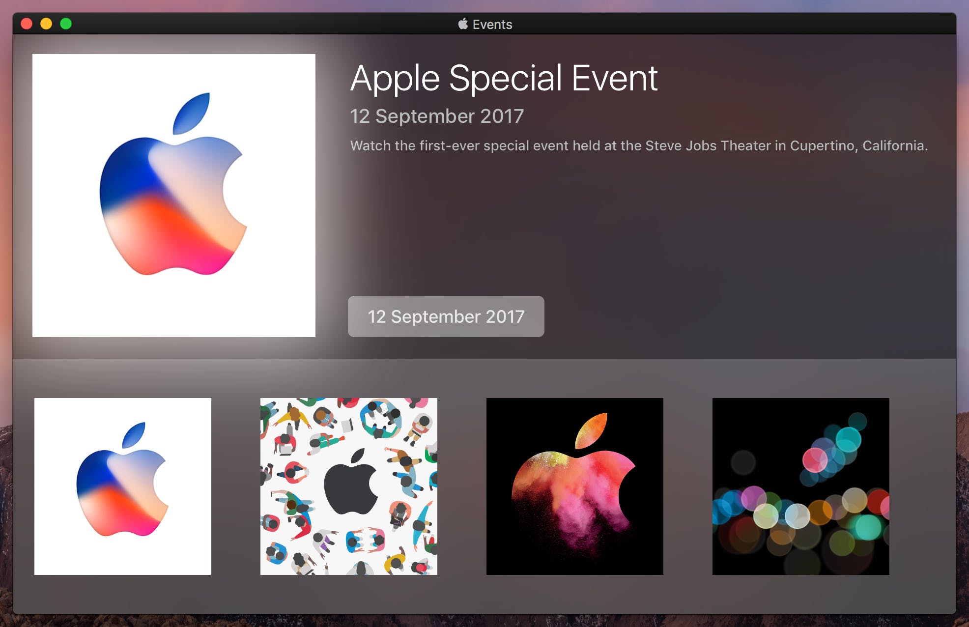 Apple Events for macOS media 1