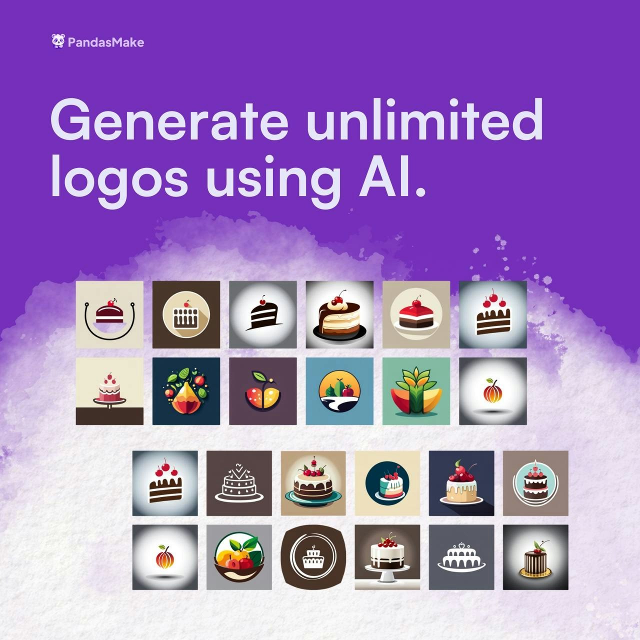 Mídia 2 de Pandas fazem - Faça lindos logotipos que você vai ❤️, usando ai