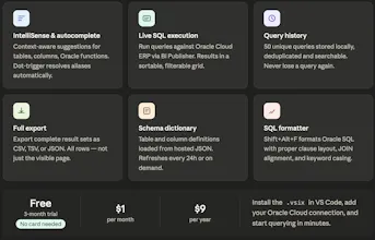 FuiSQL — Oracle Cloud ERP Query Tool gallery image