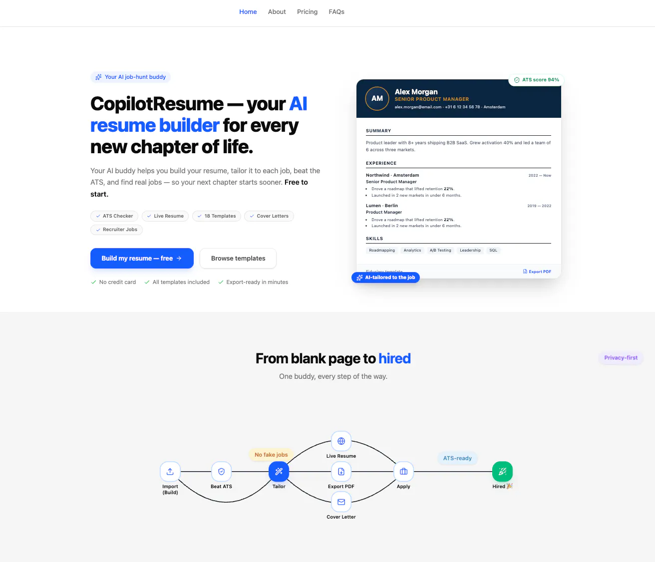 CopilotResume gallery image