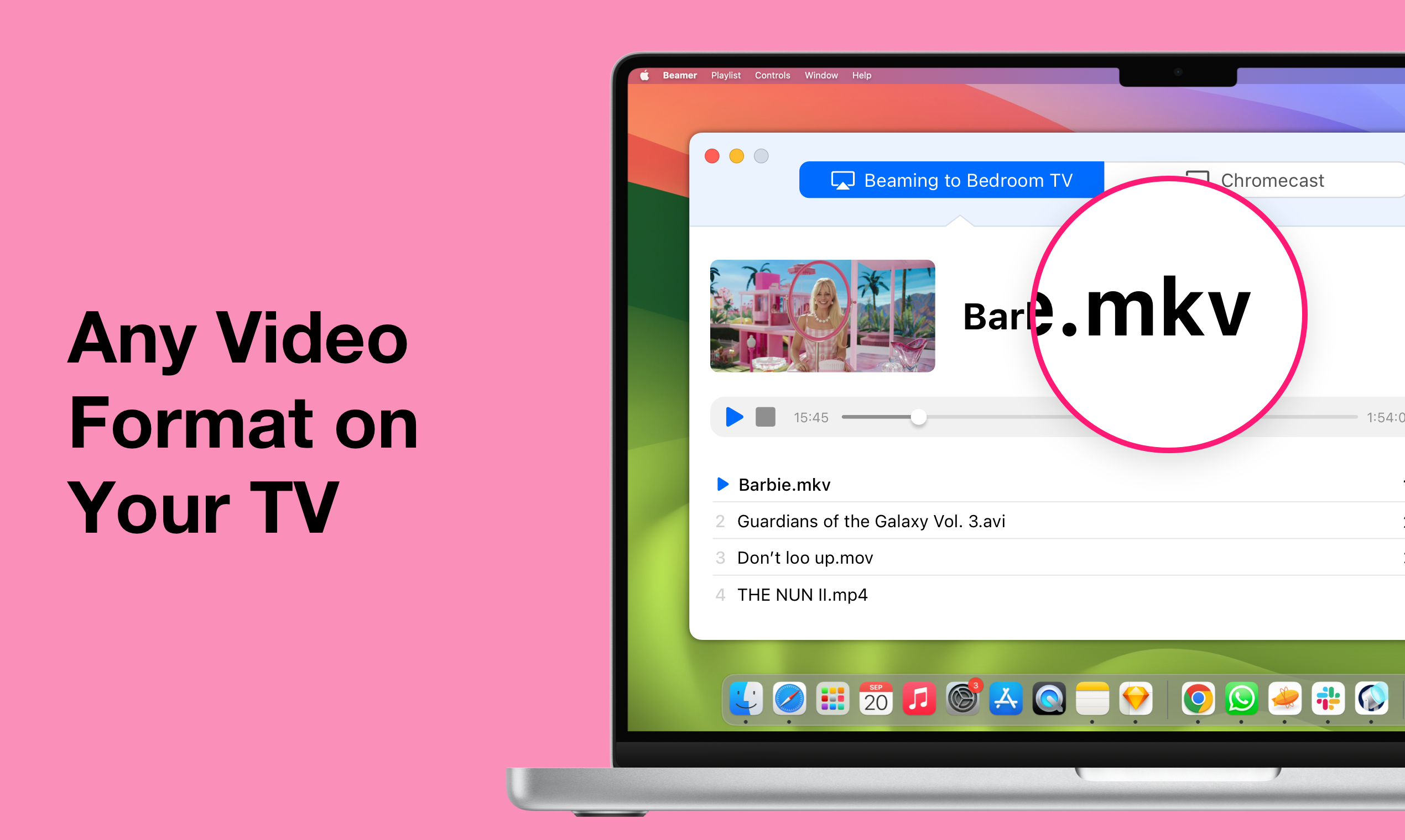 Beamer 4 - วิธีที่ดีกว่าในการสตรีมภาพยนตร์ใด ๆ จาก Mac ไปยัง Apple TV media 3
