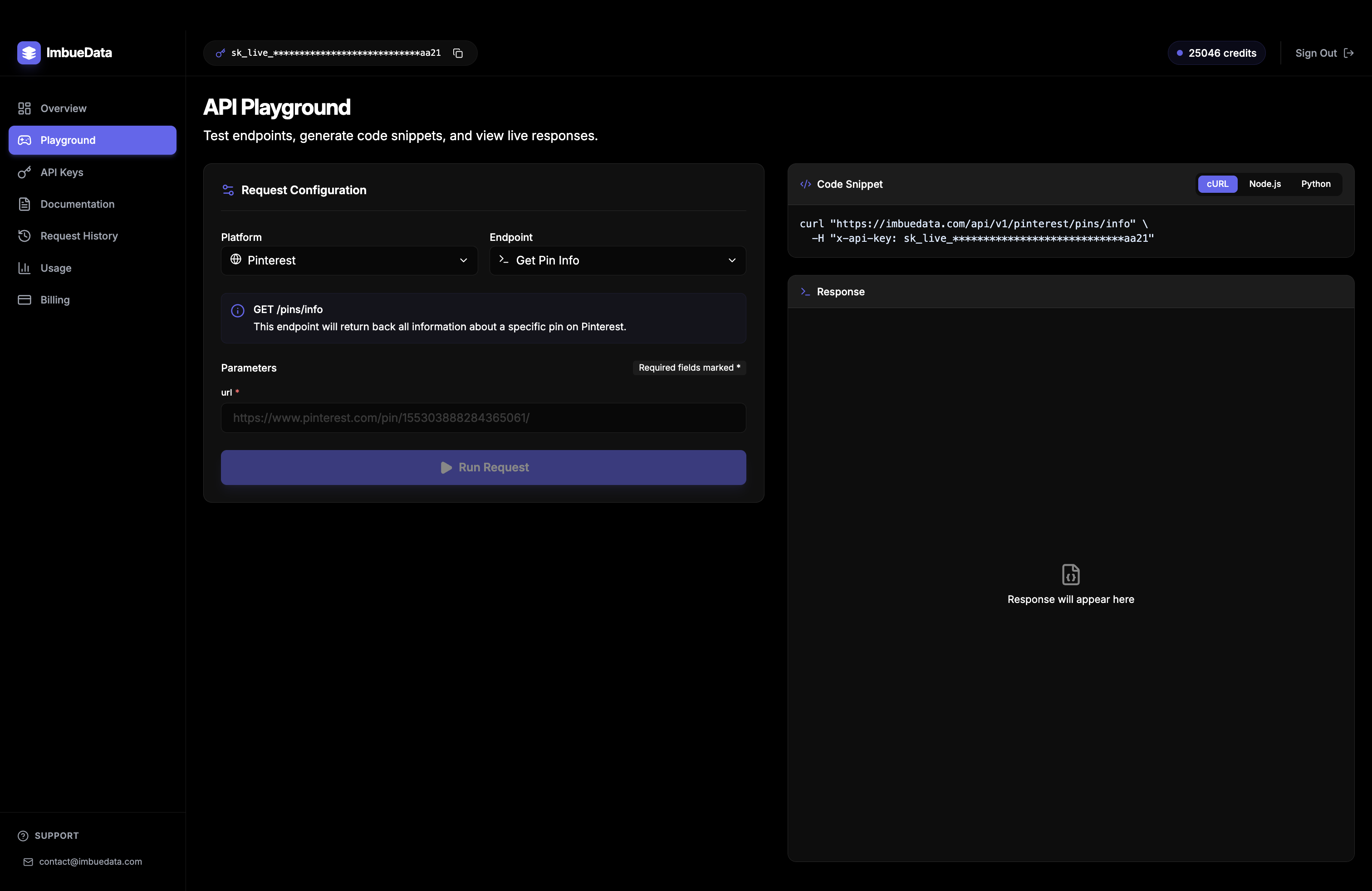 ImbueData - Screenshot 3 showing product features and functionality