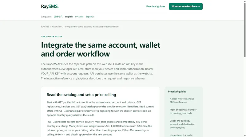 RaySMS screenshot 2