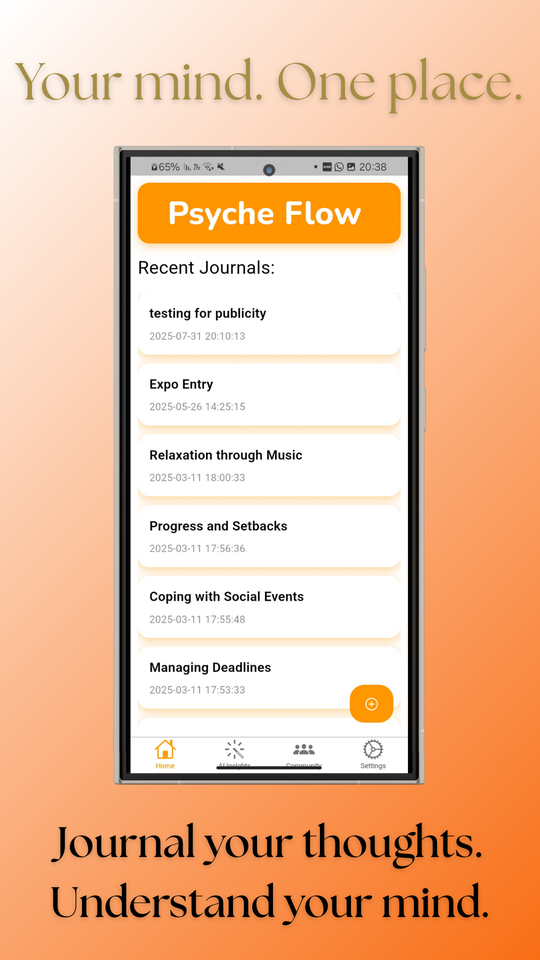 Psyche Flow - Screenshot 2 showing product features and functionality