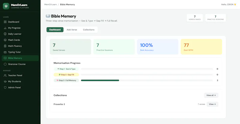MemOrLearn screenshot 7