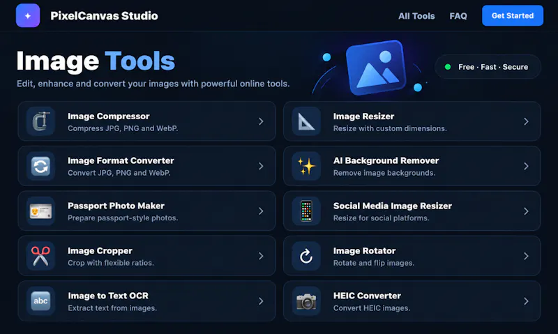 PixelCanvas Studio screenshot 2