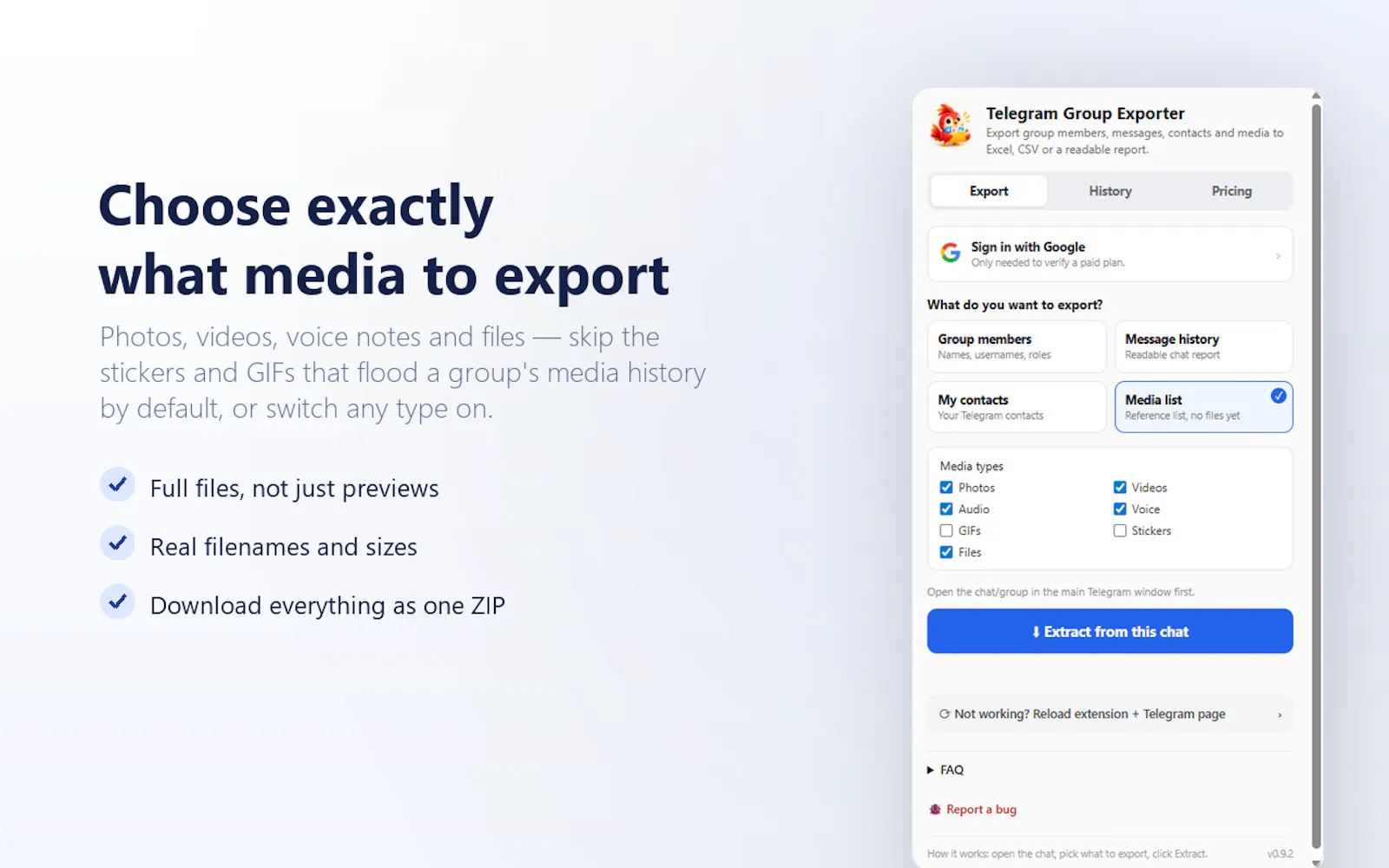 Telegram Group Exporter screenshot 4