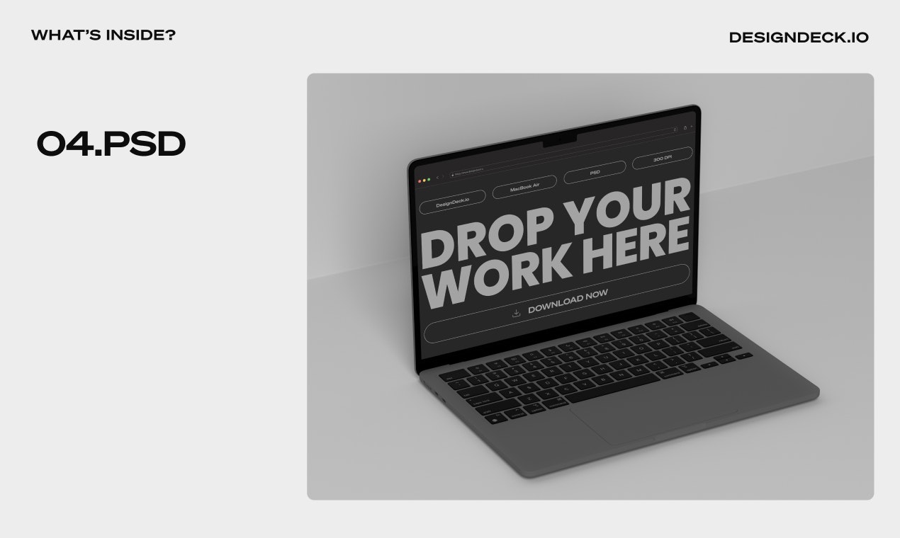 Vol 1 - Macbook Air Mockups media 7