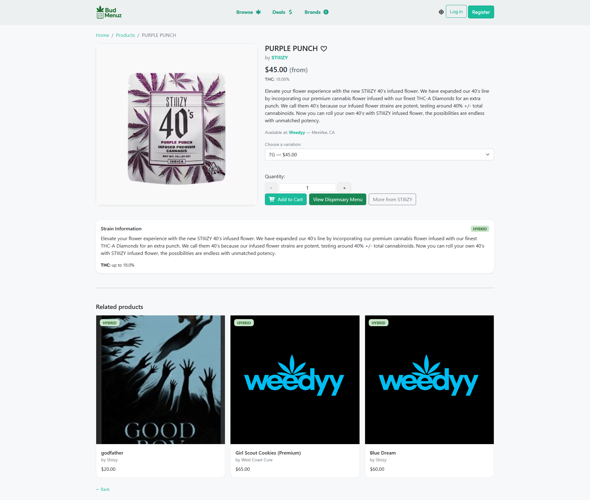 BudMenuz gallery image