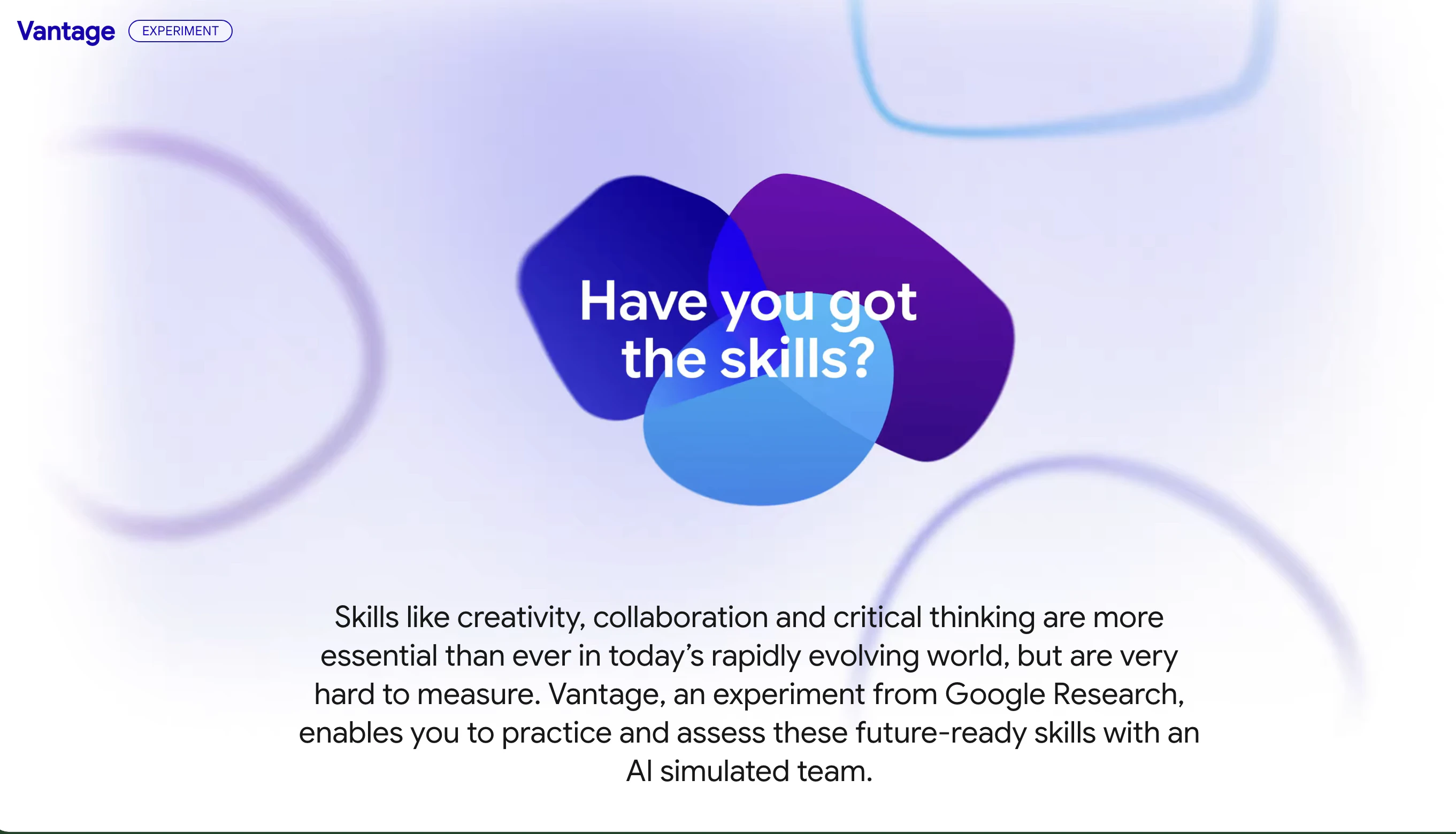 Vantage in Google Labs screenshot 2