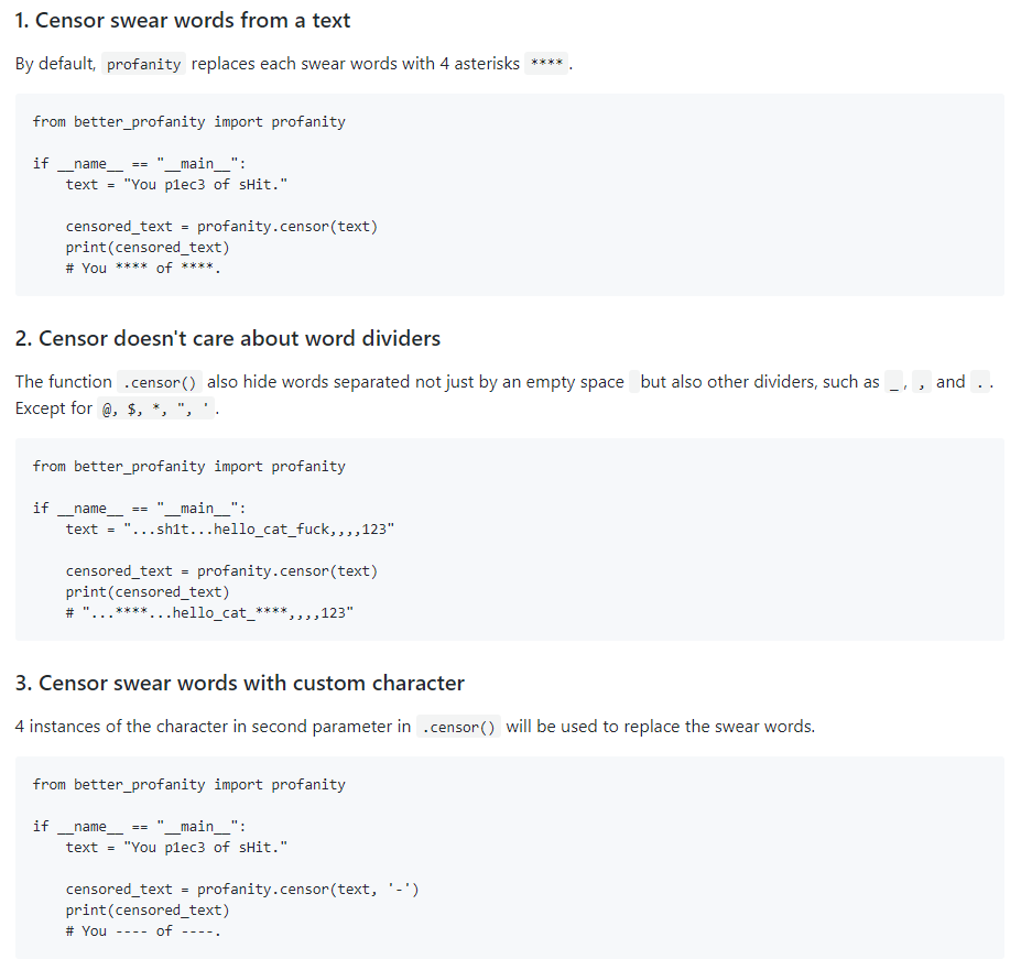 Better Profanity gallery image