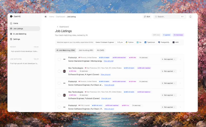 Opal screenshot 3