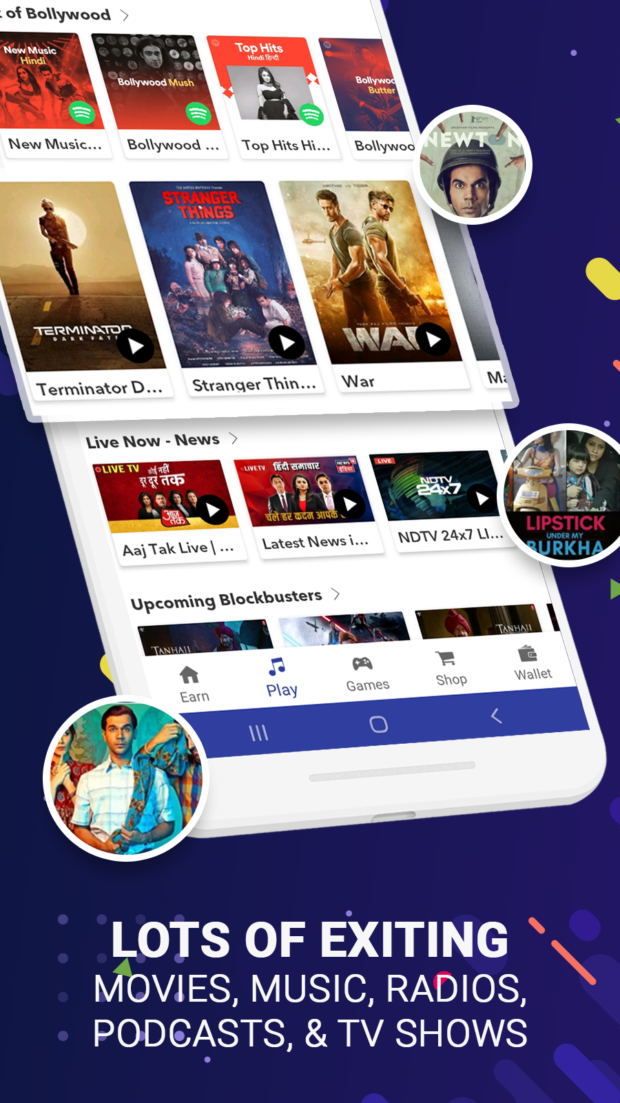Boltt Play - Music,Videos,Games,Rewards gallery image