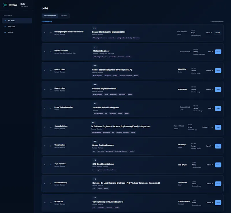 RadarJobs screenshot 3