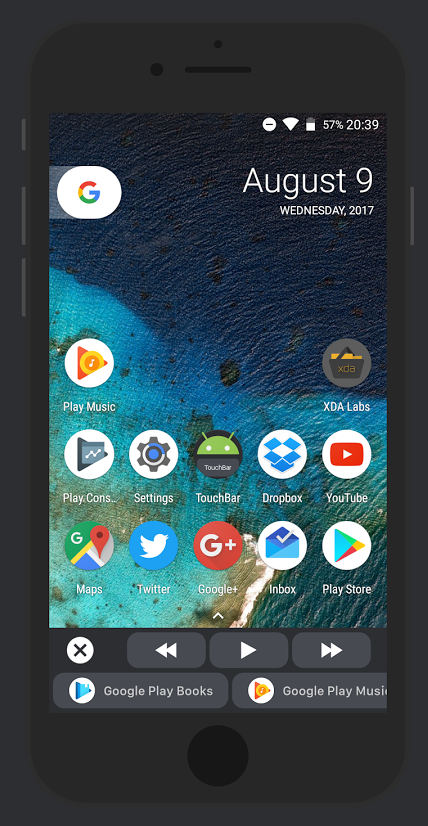 Touchbar for Android gallery image