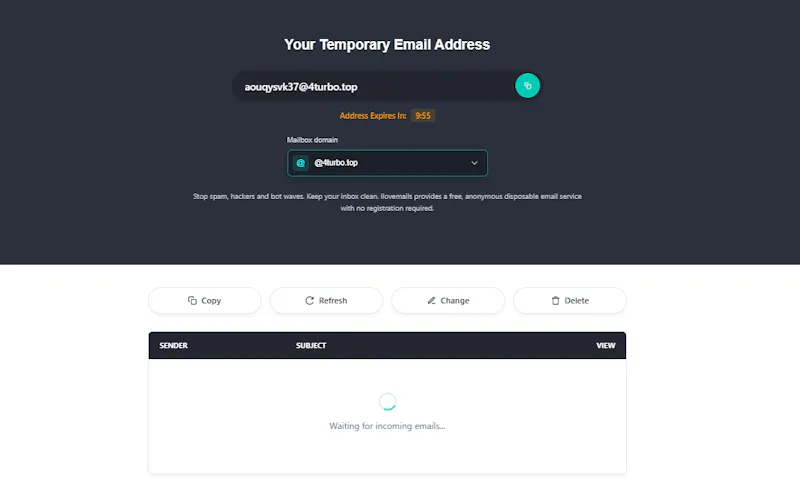 Ilovemails screenshot 2