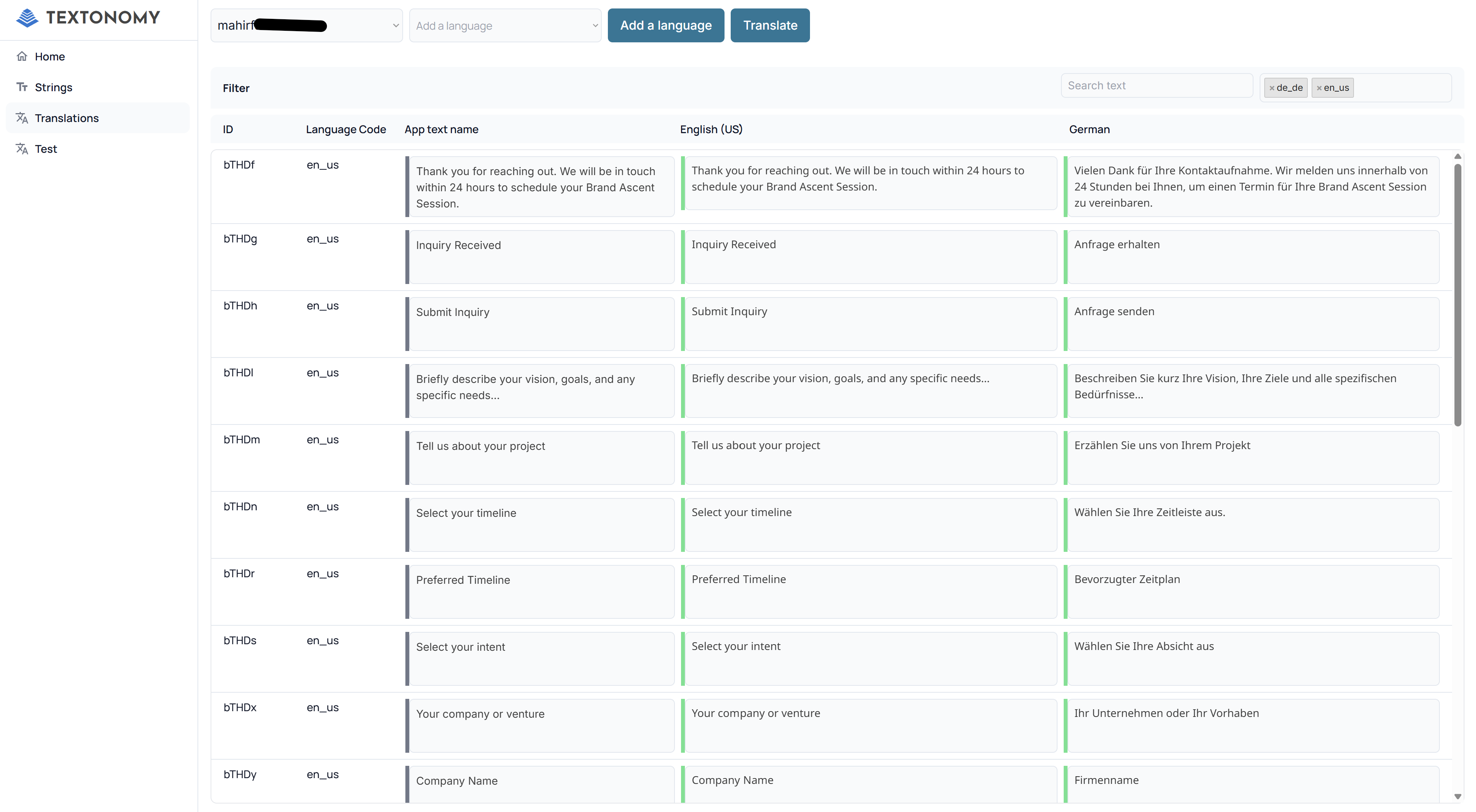 Textonomy – Bubble App Text Manager - Screenshot 4 showing product features and functionality