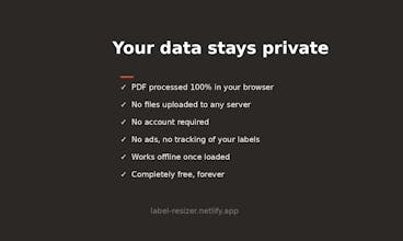 Label Resizer gallery image