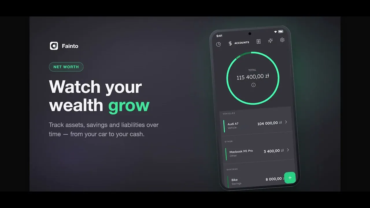 Fainto: Private Budget Tracker gallery image